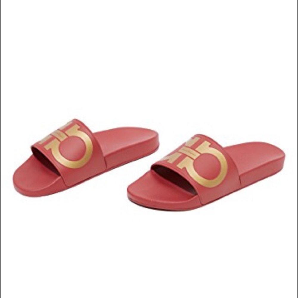 Salvatore Ferragamo Groove Slides